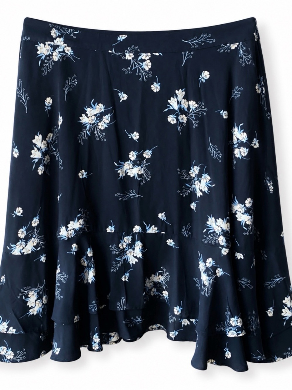 Loft Ruffled Skirt Size 14 - Picture 2 of 6